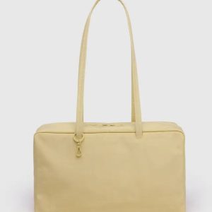 Medium Nylon Bowler Bag – Butter