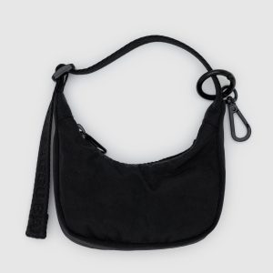 Crescent Bag Charm – Black