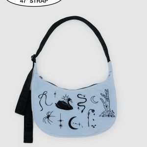 Medium Nylon Crescent Bag