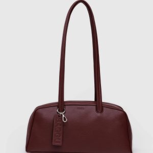 Recycled Leather Bowler Bag