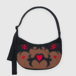 Medium Nylon Crescent Bag