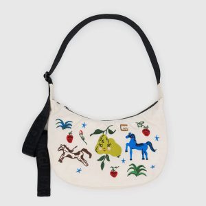 Medium Nylon Crescent Bag