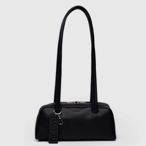 Small Recycled Leather Bowler Bag