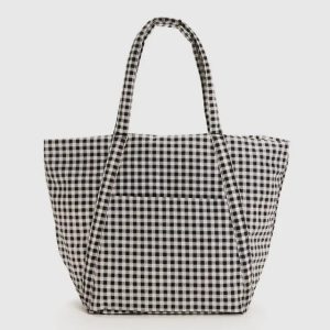 Cloud Bag – Black & White Gingham